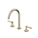 Two Handle Widespread Bathroom Sink Faucet in Antique Gold