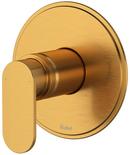 Single Handle Pressure Balancing Valve Trim in Brushed Gold