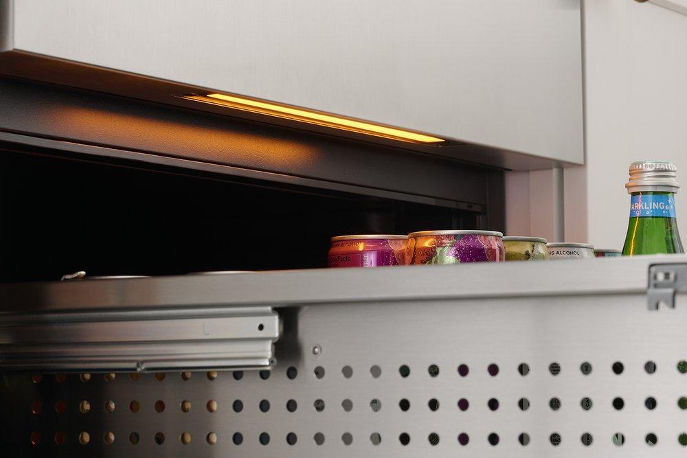 24 in. Compact Outdoor Refrigerator in Stainless Steel 