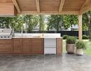 24 in. Compact Outdoor Refrigerator in Stainless Steel 