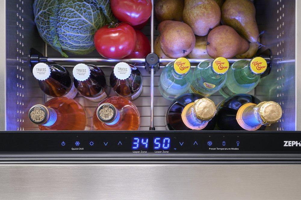 24 in. Compact Outdoor Refrigerator in Stainless Steel 