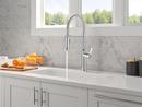 Single Handle Pull Down Kitchen Faucet with Side Spray in Chrome 