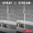 Single Handle Pull Down Kitchen Faucet with Side Spray in Brilliance&reg; Stainless 