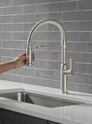 Single Handle Pull Down Kitchen Faucet with Side Spray in Brilliance&reg; Stainless 