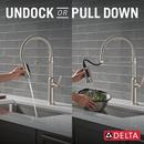 Single Handle Pull Down Kitchen Faucet with Side Spray in Brilliance&reg; Stainless 
