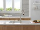 Single Handle Pull Down Kitchen Faucet with Soap Dispenser in SpotShield&reg; Stainless 