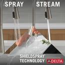 Single Handle Pull Down Kitchen Faucet with Soap Dispenser in SpotShield&reg; Stainless 