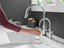 Single Handle Pull Down Kitchen Faucet with Touchless or Touch Activation in Arctic Stainless 