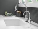 Single Handle Pull Down Kitchen Faucet with Touchless or Touch Activation in Arctic Stainless 