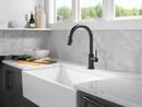 Single Handle Pull Down Touchless Kitchen Faucet with Touch and Voice Activation in Matte Black 