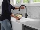 Single Handle Pull Down Touchless Kitchen Faucet with Touch and Voice Activation in Matte Black 