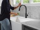 Single Handle Pull Down Touchless Kitchen Faucet with Touch and Voice Activation in Matte Black 