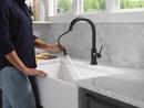 Single Handle Pull Down Touchless Kitchen Faucet with Touch and Voice Activation in Matte Black 