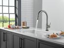 Single Handle Pull Down Kitchen Faucet with Touch and Voice Activation in Black Stainless 