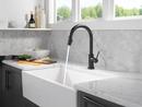 Single Handle Pull Down Touchless with Voice Activation Kitchen Faucet in Matte Black 