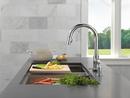 Single Handle Pull Down Kitchen Faucet with Touch and Voice Activation in Chrome 