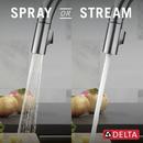 Single Handle Pull Down Kitchen Faucet with Touch and Voice Activation in Chrome 