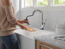 Single Handle Pull Down Touchless Kitchen Faucet with Touch Activation in Arctic Stainless 