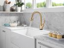 Single Handle Pull Down Touchless with Touch Activation Kitchen Faucet in Venetian Bronze 