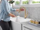Single Handle Pull Down Touchless with Touch Activation Kitchen Faucet in Venetian Bronze 