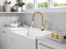 Single Handle Pull Down Touchless with Touch Activation Kitchen Faucet in Venetian Bronze 