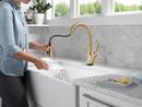 Single Handle Pull Down Touchless with Touch Activation Kitchen Faucet in Venetian Bronze 