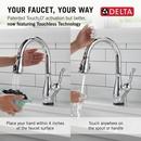 Single Handle Pull Down Touchless Kitchen Faucet with Touch Activation in Chrome 