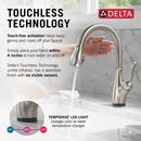 Single Handle Pull Down Touchless Kitchen Faucet with Touch Activation in SpotShield&reg; Stainless 