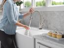 Single Handle Pull Down Touchless Kitchen Faucet with Touch Activation in SpotShield&reg; Stainless 