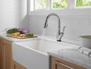 Single Handle Pull Down Touchless Kitchen Faucet with Touch and Voice Activation in Arctic Stainless 