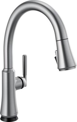 Single Handle Pull Down Touchless Kitchen Sink Faucet in Arctic Stainless