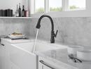 Single Handle Pull Down Touchless Kitchen Faucet with Touch and Voice Activation in Matte Black 