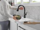 Single Handle Pull Down Touchless Kitchen Faucet with Touch and Voice Activation in Matte Black 