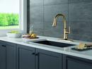 Single Handle Pull Down Kitchen Faucet with Touchless or Touch Activation in Champagne Bronze 