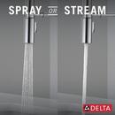 Single Handle Pull Down Kitchen Faucet with Touch Activation in Chrome 