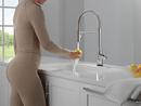 Single Handle Pull Down Kitchen Faucet with Touch Activation in Chrome 