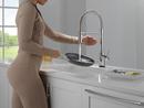 Single Handle Pull Down Kitchen Faucet with Touch Activation in Chrome 