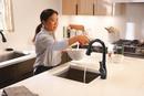 Delta Faucet Matte Black Single Handle Pull Down Bar Faucet with Touch2O&reg; Technology 