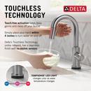 Delta Faucet Arctic Stainless Single Handle Pull Down Bar Faucet 