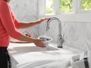 Delta Faucet Arctic Stainless Single Handle Pull Down Bar Faucet 