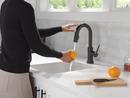 Delta Faucet Matte Black Single Handle Pull Down Bar Faucet 