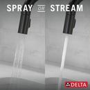 Delta Faucet Matte Black Single Handle Pull Down Bar Faucet 