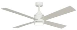 54 in. 4-Blade Ceiling Fan in Flat White