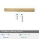 METRO 3-3/4 C-C CHBR CAB PULL 