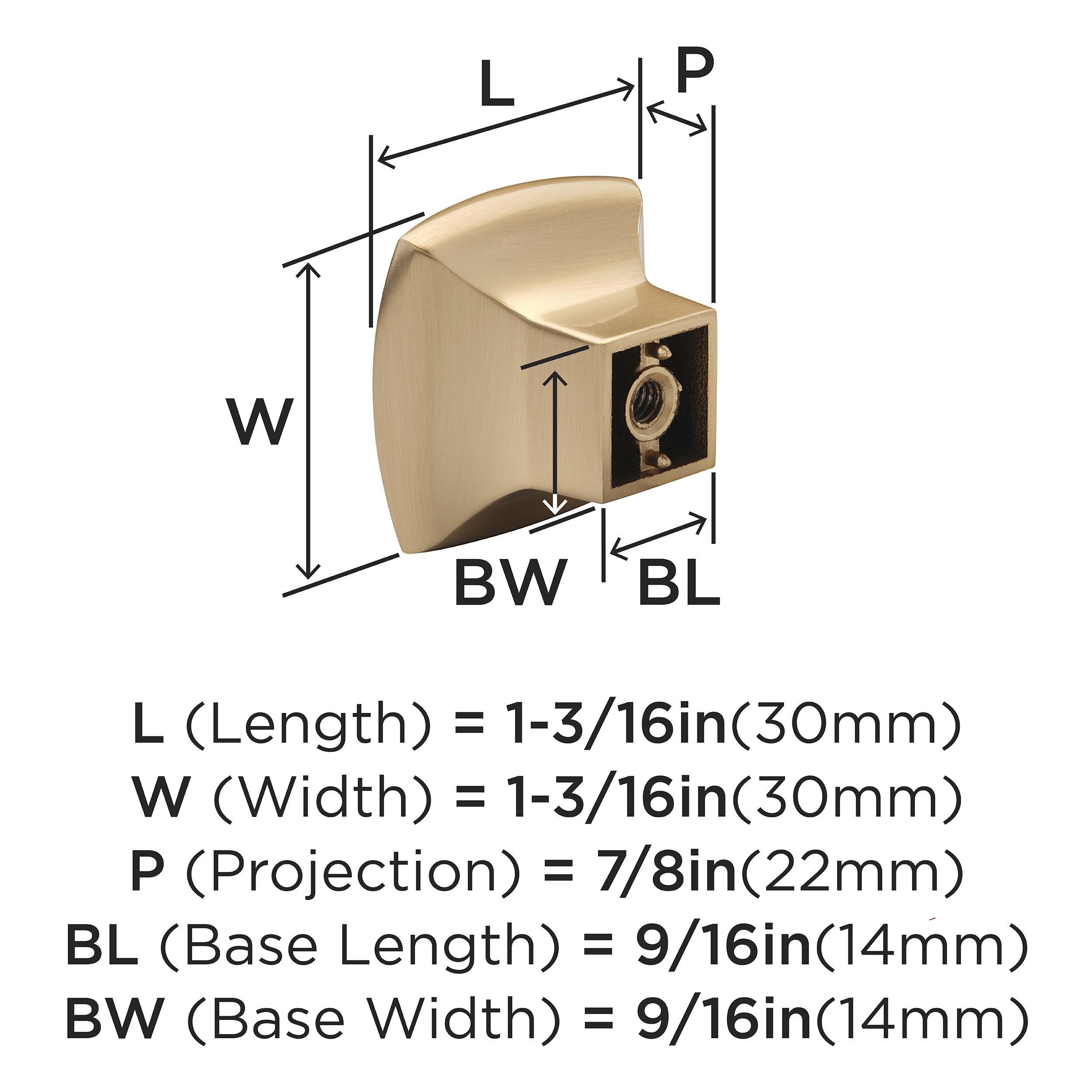 SUNSET 1-9/16 CHBR CAB KNB 