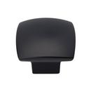 Amerock Matte Black 1-9/16 in. Square Knob 