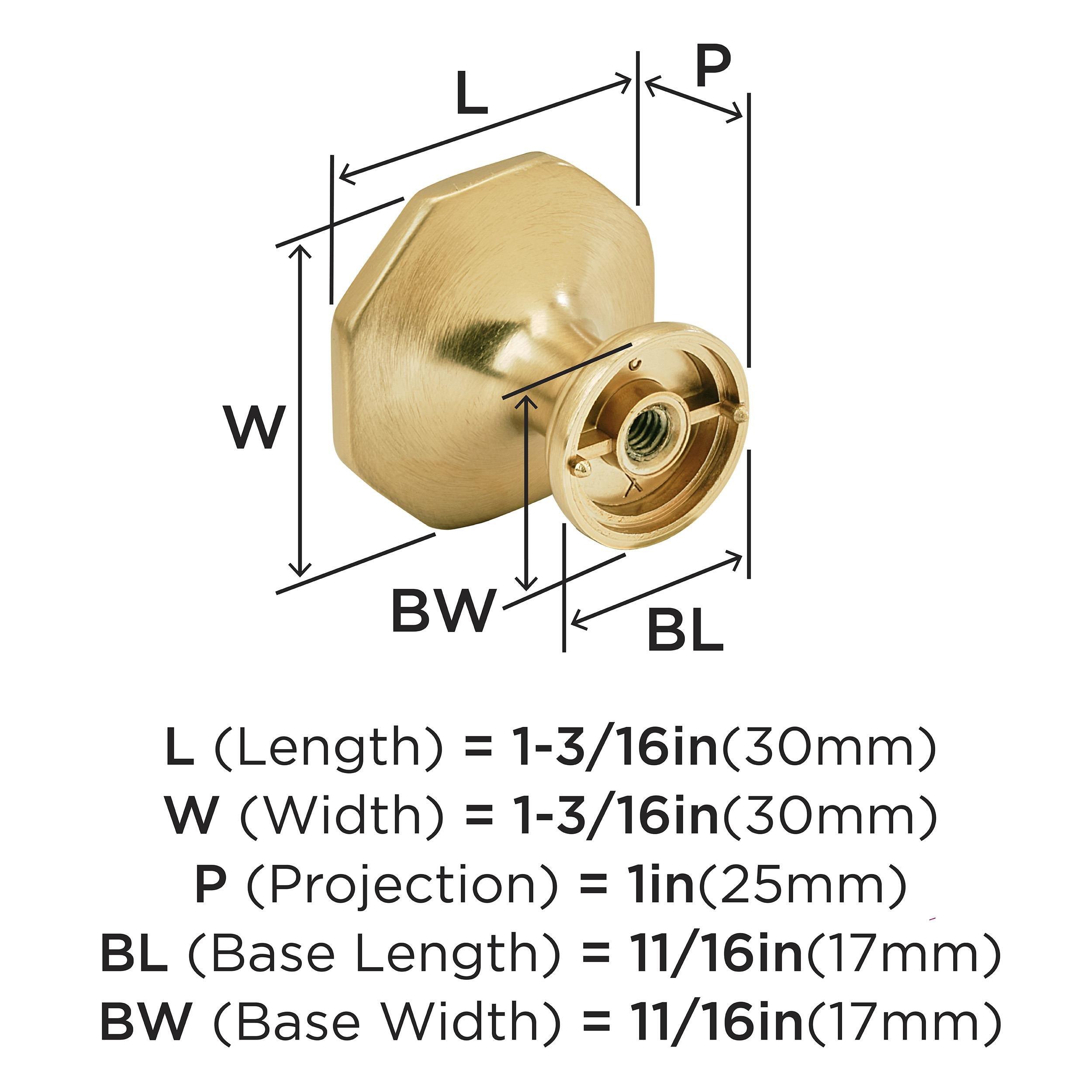 *CVR* TORRANCE 1-3/16 CHBR CAB KNB 