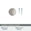 Amerock Satin Nickel 1-1/4 in. Round Knob 