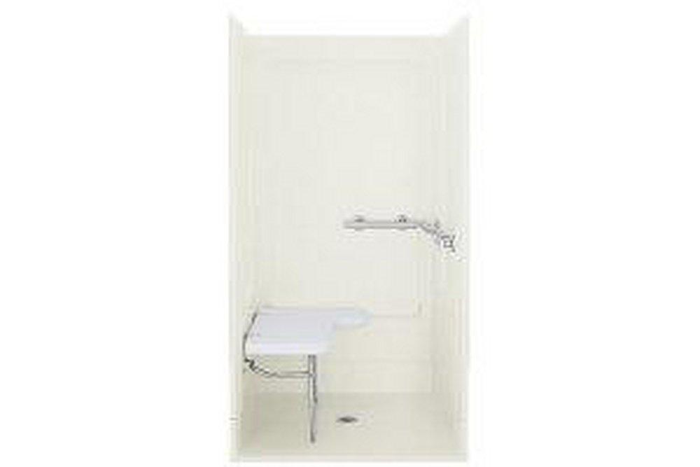 Sterling White 39-3/8 in. Shower Wall in White 