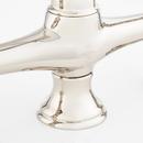 Signature Hardware Polished Nickel Two Handle Pull Down Bridge Kitchen Faucet 